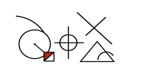 Прецизно чертане с тангенти и привидни пресечни точки (Tangent и Apparent Intersection)