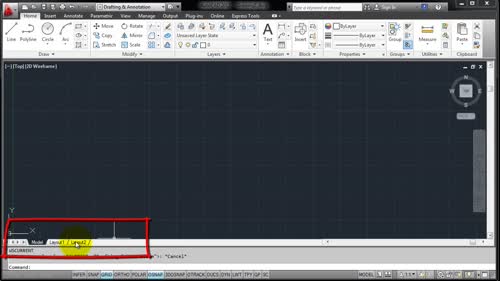 Запознаване с интерфейса на AutoCAD
