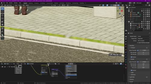 Displacement настройки в Cycles