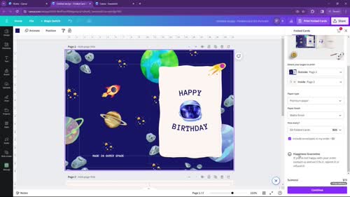 Как да отпечатате своя Canva дизайн