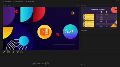 Запазете вашата Canva презентация като Powerpoint файл