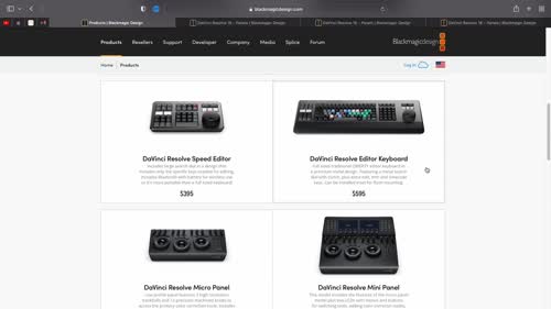 Davinci Micro, Mini and Advance panel.