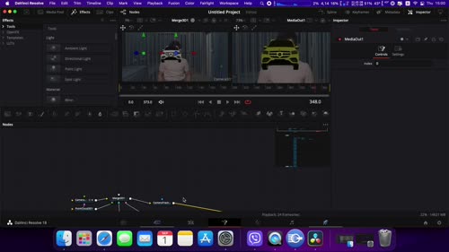 Добавяне на 3D елемент в кадър, модифициране и тракинг