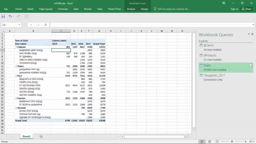 Добавяне на данни (Append Query - Two tables)