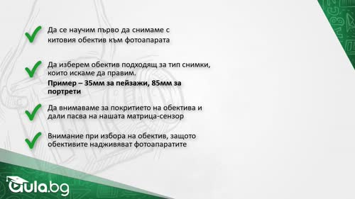 Видове обективи