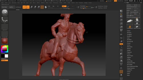 Import high-poly model