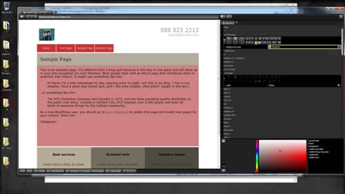 Създаване на wordpress сайт 4 (page template)