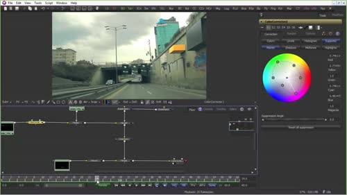 Използване на „Color corrector” инструмент