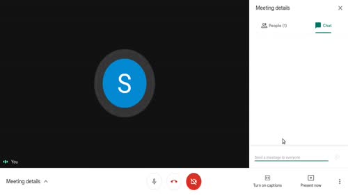 Ориентиране в Google Meet
