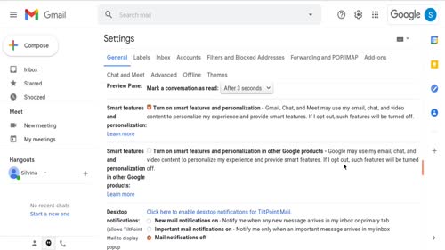 Специфични функции на Gmail