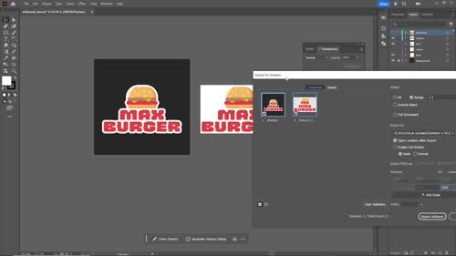 Организация на документ с Artboards