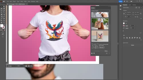 Презентиране на изображения върху шаблон с Mockup