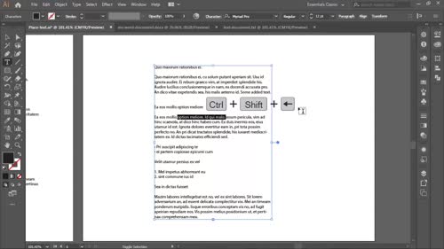 Вмъкване на външен текст. Селектиране и редактиране