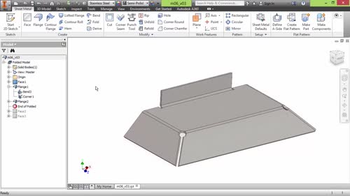 Огъване по ръб (Flange)