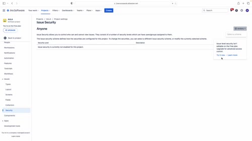 Ключови елементи: Issue Fields, видове полета и Issue Security
