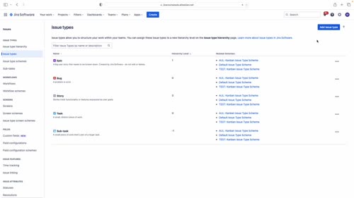 Ключови елементи: Issues, основни Issue Types и Issue Schemes