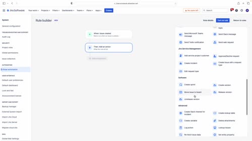 Създаване на автоматизация - действия (Аctions)