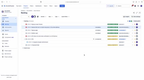 Създаване и управление на Scrum спринтове