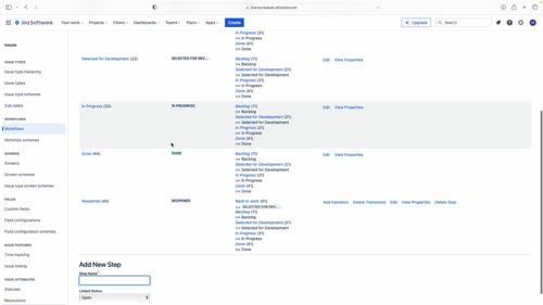 Управление на статуса на тикети в Jira (Workflows)