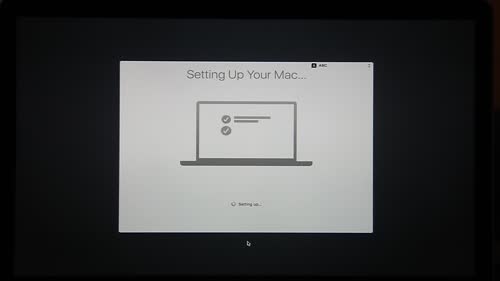Първоначална активация на macOS