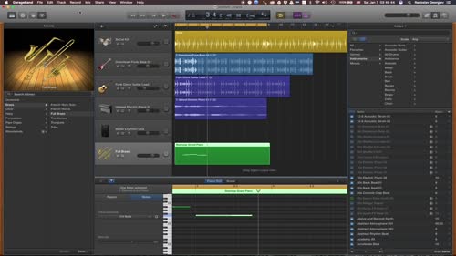 Приложението за създаване на музика GarageBand