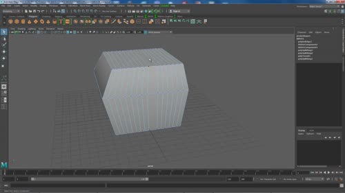 Добавяне на нови ръбове посредством командата Insert edge loops