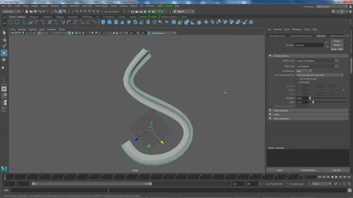Използване на командата Extrude за NURBS повърхности