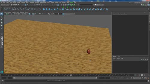 Основни елементи на интерфейса за анимация в Maya