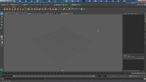 Запознаване с интерфейса на Maya