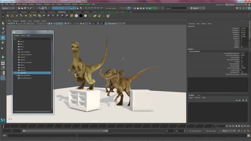 Запознаване с основите на работата с камери в Maya 2017