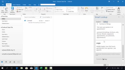 Tell me what you want to do - Помощник в Outlook
