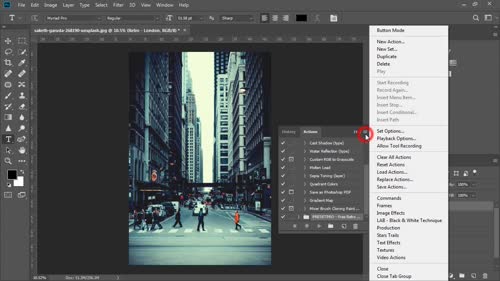 Ефекти с Actions в PS