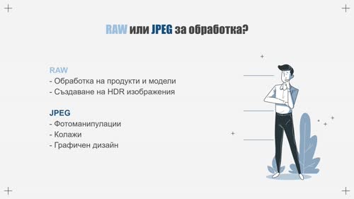 Подходящ формат за обработка на снимки