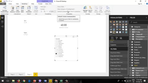 Data Modelling - въведение част 2 - Calculation Buttons