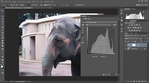 Цветни корекции с  Curves, Levels разчитане на хистограма