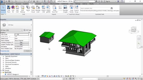 Свързване на външен Revit модел