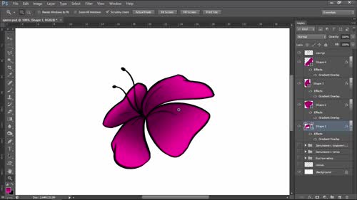 Работа с Pen Tool