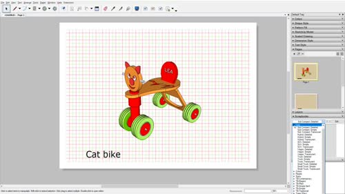 Менюта и инструменти в Layout
