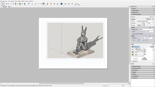 Менюто Sketchup model