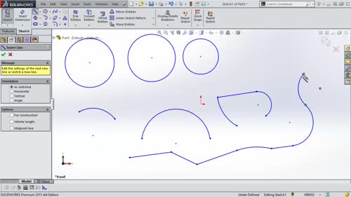 Скициране на окръжности и дъги (Circles and Arcs)