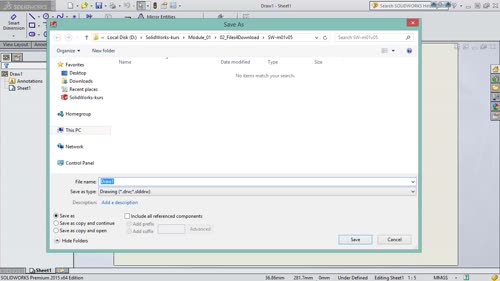 Видове файлове в SolidWorks. Отваряне на нов документ, запис на документ