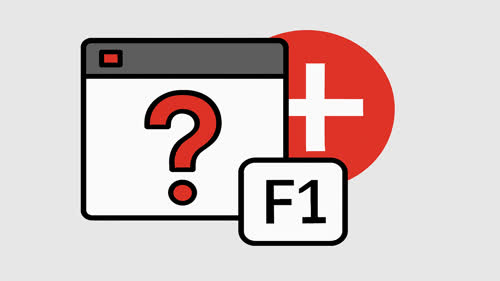 Бърза контекстна помощ с F1 - спасителният ключ при работа