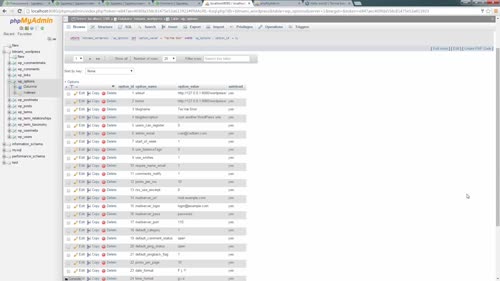 Как да редактираме базата данни. PhpMyAdmin