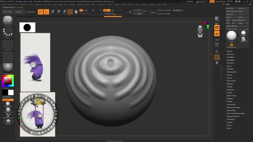 Импортиране на референции в zBrush