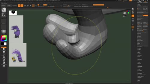 Начало на high poly - първи герой със Zremesher и Subdivs