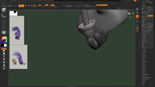 Продължение на high poly - първи герой  - работа по ръкавиците