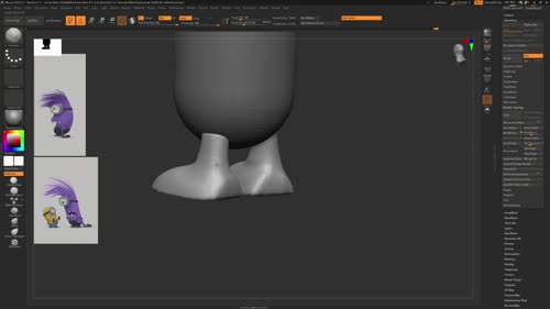 Създаване на крака с Append Mesh, маски и селекции
