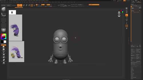 Завършване на high poly версията на втория герой